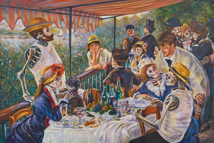 Gilbert Duran, Renoir-Style Calaveras Boating Party