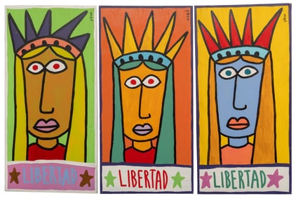 Paco Felici, (3) Libertad Paintings