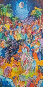W.B. Thompson, Cockfight Scene