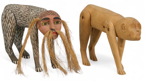 (2) Manuel Jimenez Nagual Figures