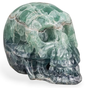Fluorite Stone Skull
