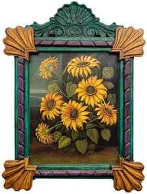 Vintage Sunflowers Painting