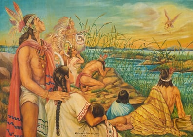 Maria Carmen de Guerra, Founding of Tenochtitlan, 1961