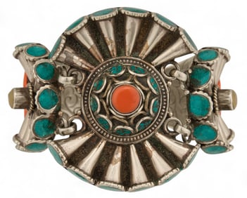 Sterling Silver Gemstone Cuff