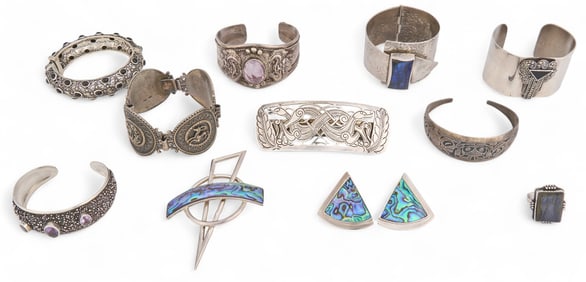 Collection of Sterling Silver Jewelry