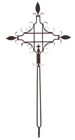 19th Century Wrought Iron Cross
