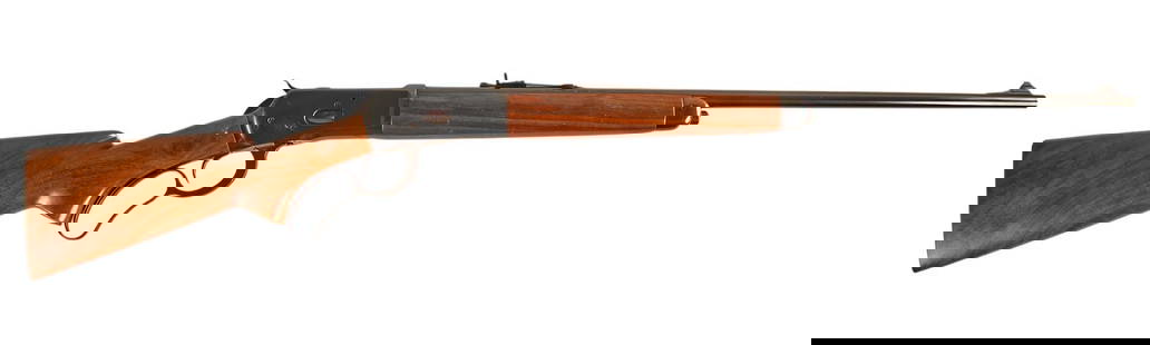 Browning Model 65 218 Bee Lever Action Rifle: Serial: 03371PN167 Manufacturer: Miroku-Japan / Browning Model: 65 Caliber: 218 BEE Barrel length: 24 in. OAL: 41.75 in. Condition: Good; stock & forend have light wear & handling marks