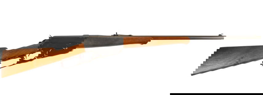 Browning 1895 30-06 Lever Action Rifle: Serial: 00075PW187 Manufacturer: Miroku-Japan/Browning Model: 1895 Caliber: 30-06 Barrel length: 24 in. OAL: 42.75 in. Condition: Good; stock & forend have very light wear & handling