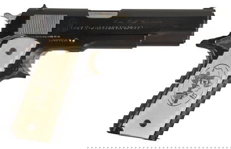 Limited Edition Colt Jimmy Lile "Lone Wolf" Gonzaullas Texas Ranger Pistol and Knife Set