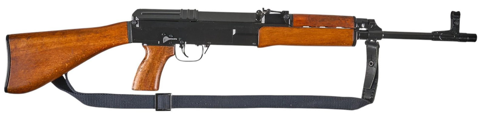 Czech D-Technik SA VZ.58 Sporter 7.62x39 Semi Auto Rifle: Serial: 5802833 Manufacturer: D-Technik A.S.-Czech Republic / TGI-Knoxville, TN Model: VZ.58 Sporter Caliber: 7.62x39 Barrel length: 16 in. OAL: 34.25 in. Condition: Very Good; wood stock, grip & 