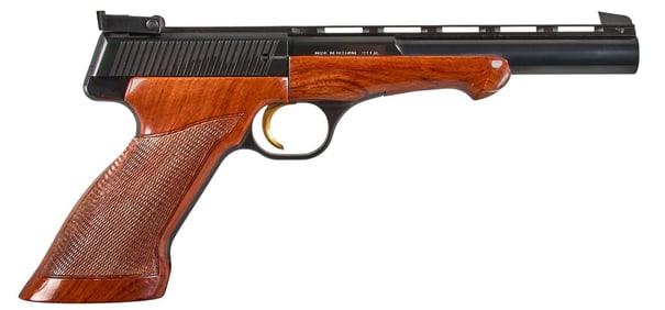 Cased Belgian Browning Medalist 22 LR Target Pistol
