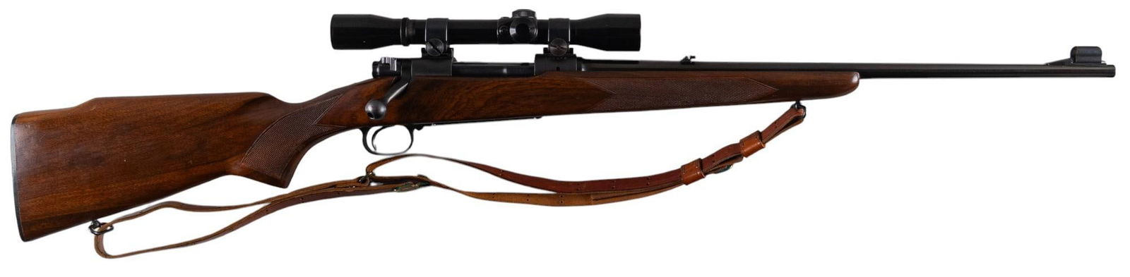 Pre-64 Winchester Model 70 Featherweight 30-06 SPRG Bolt Action Rifle: Serial: 526374 Manufacturer: Winchester (c. 1961) Model: 70 Featherweight Caliber: 30-06 SPRG Barrel length: 22 in. OAL: 42.75 in. Condition: Very Good; wood stock has light handling marks; barrel &am