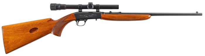 Belgian Browning SA-22 Grade I 22 LR Semi Auto Rifle W/ Scope