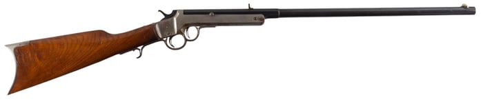 Nice Antique Frank Wesson 32 Cal. Two Trigger Tip-Up Rifle