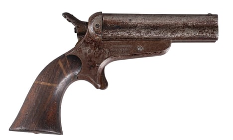 Antique C. Sharps Third Model 32 Short RF Pepperbox Pistol