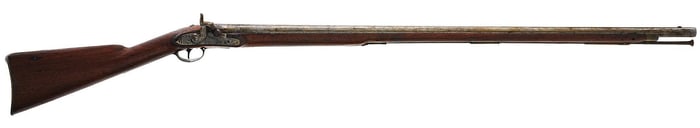 1834 Dated Lane & Read Percussion Conversion Militia Musket