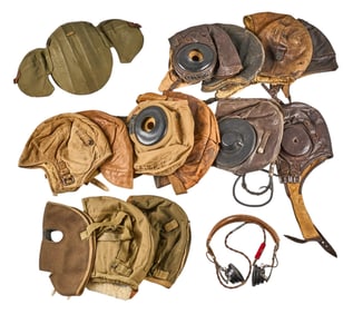 Collection of Military Flight Caps