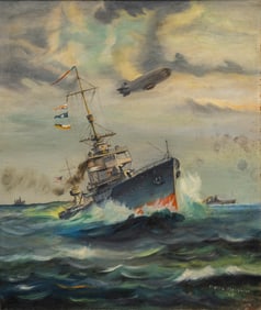 Martha Alexander, 1949 Military Painting