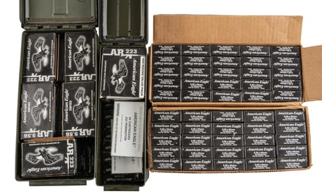 Approx. 2300 Rounds of American Eagle 223/5.56 Ammunition