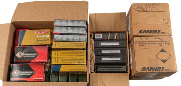 Approx. 850 Rounds of Mixed 300 Win Mag Ammunition