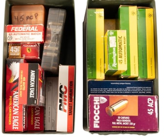 1175 Rounds of Mixed 45ACP Ammunition