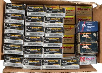 1000 Rounds of Mixed 10mm Defense Ammunition