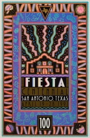 1991 Fiesta San Antonio Centennial Poster