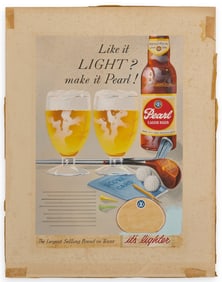 Advertising Art, "Like it Light? Make it Pearl"