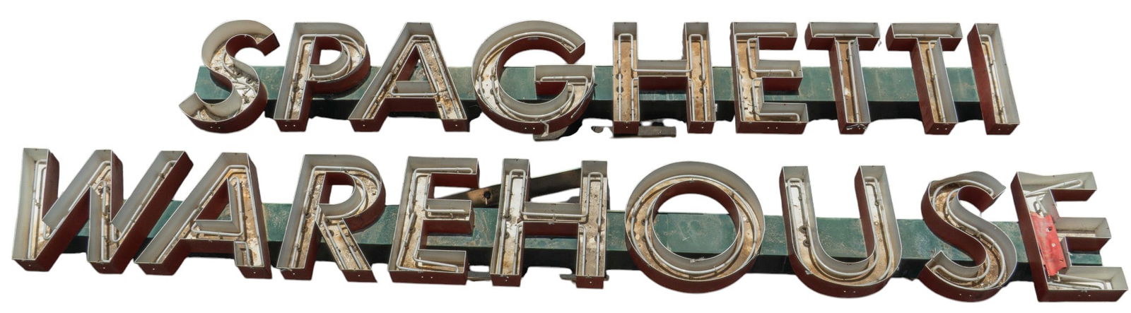 Monumental "Spaghetti Warehouse" Metal Sign (1 of 1)