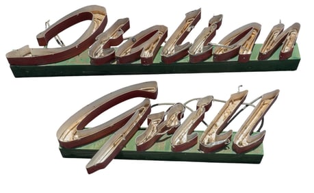 "Italian Grill" Metal Sign