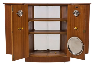Turnidge of London (ENG) Mid-Century Cocktail Bar