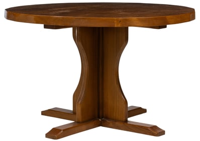 Wooden Pedestal Table