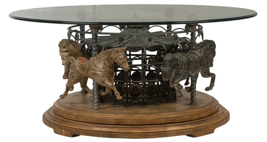 Carousel Glasstop Table