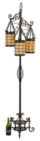 Three-Light Lantern Floor Lamp