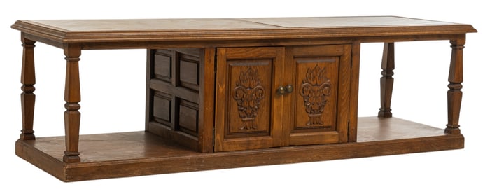 Vintage Marble Top Coffee Table