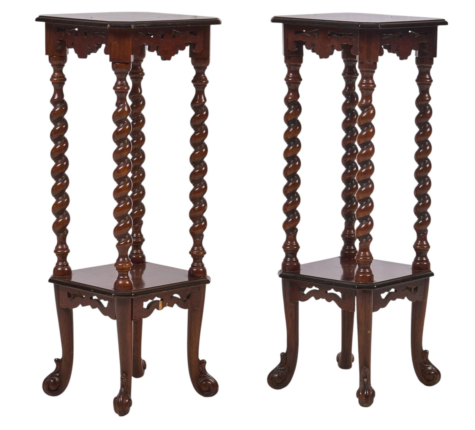 (4) Barley Twist Side Tables (1 of 4)