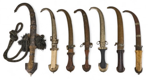 (7) Vintage Jambiya Daggers