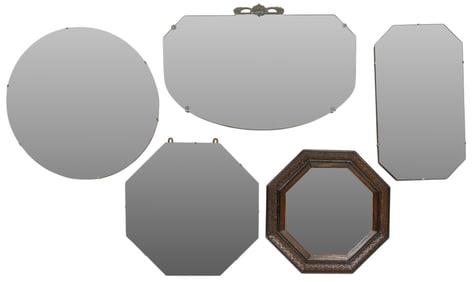 Set of (5) Mirrors