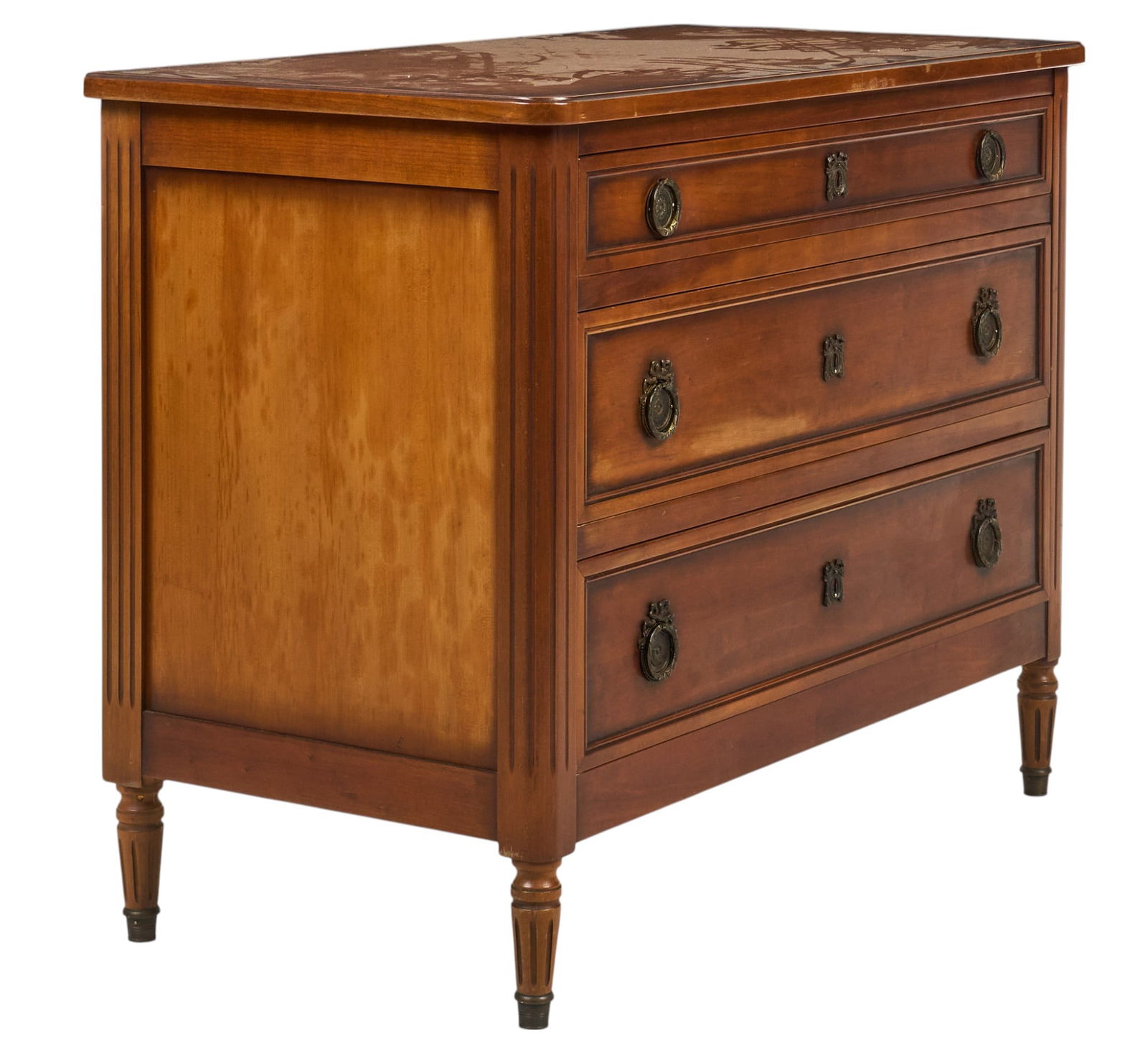 French Three-Drawer Chest (1 of 5)
