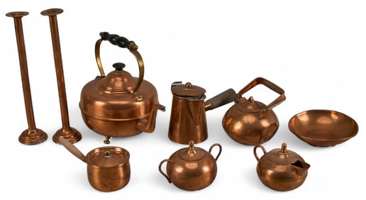Collection of (8) Copper Items