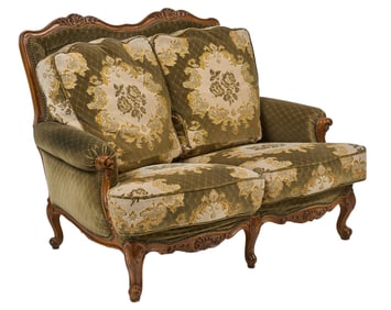 French Upholstered Loveseat