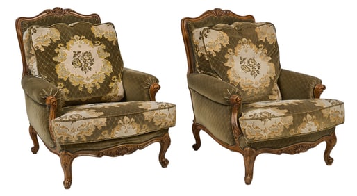 Pair of Upholstered Armchairs