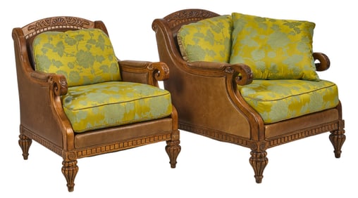 Pair of Upholstered Armchairs