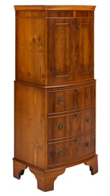 English Tall Boy Cabinet