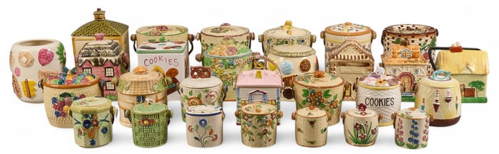(28) Ceramic Cookie Jars