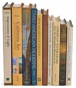 (10) Hardcover Art Books