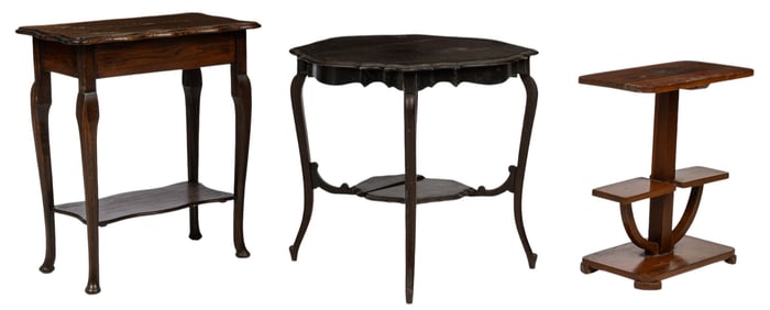 (3) Vintage Tables