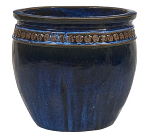 Large Glazed Ceramic Vase