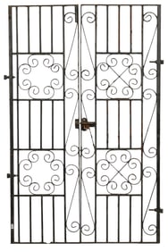 Pair of Wrought Iron Gate Doors