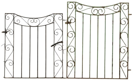 (2) Wrought Iron Gates